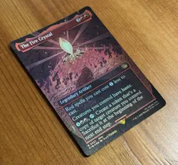 The Fire Crystal R 0337, NM/Mint Foil Borderless, MTG Final Fantasy FIN Card III - Image 3