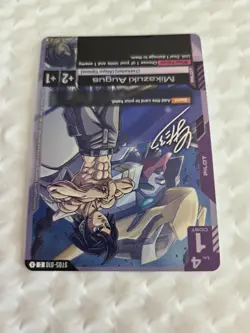 SDCC 2026 Mikazuki Augus Foil Gundam Card Game (ST05-010) - Image 3