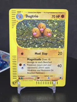 Pokemon Card TCG Dugtrio 10/165 Holo Expedition Base Set 2002 Vintage Rare - Image 3