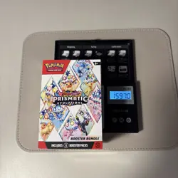!!🔥VERY HEAVY🔥!! (159.7g) Prismatic Evolutions Booster Bundle Pokemon TCG - Image 1