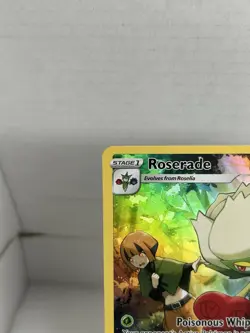 Pokemon Roserade Full Art Ultra Rare Holo TG02/TG30 Lost Origin EN 120 HP - Image 2