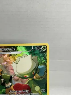 Pokemon Roserade Full Art Ultra Rare Holo TG02/TG30 Lost Origin EN 120 HP - Image 3