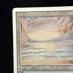 MTG Underground Sea Revised LP CREASED CORNER Dual Land #47 - Image 3