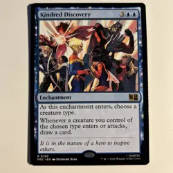 Kindred Discovery (MSC 150 Rare) MTG Commander: Marvel Super Heroes - Image 1