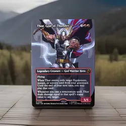 Thor, God of Thunder (Borderless) (0369) Marvel Super Heroes Regular - Image 1