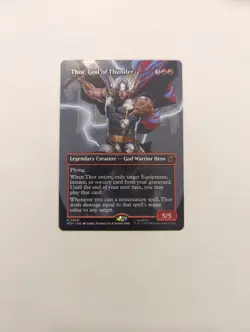 Thor, God of Thunder (Borderless) (0369) Marvel Super Heroes Regular NM MTG - Image 1