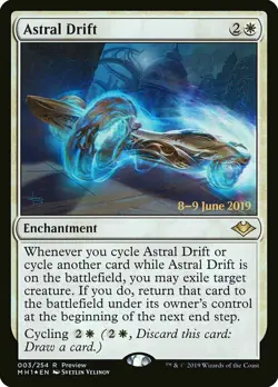 Magic the Gathering Astral Drift Prerelease Foil Promo Modern Horizons Preview - Image 1