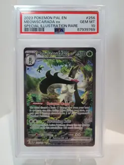Pokemon 256/193 Meowscarada Ex - PSA 10 - Paldea Evolved - Image 1