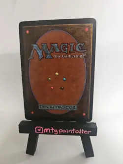 Sol Ring Hand Painted Alter Altered Art MTG Magic the Gathering - Image 2