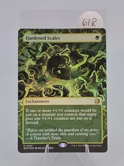 Hardened Scales 55 Wilds of Eldraine Enchanting Tales NM Foil MTG Rare Magic - Image 1