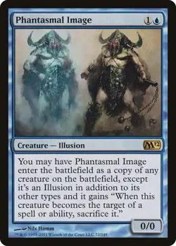 Phantasmal Image [Magic 2012] Moderately Played - Image 1