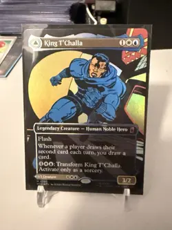 MTG King T'Challa / Marvel Comics Black Panther (0399) Marvel Super Heroes Foil - Image 1