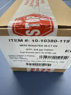SEALED CASE of 6x Booster Box Perfect Order ME03 Pokemon TCG New Factory Sealed - Image 2