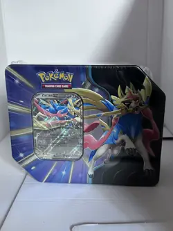 Pokemon TCG Slashing Legends Zacian EX 2x Tins - Image 1