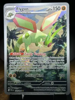 Pokemon Flygon 101/094 ME02 Phantasmal Flames Illustration Rare Holo English NM - Image 1
