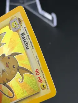 Raichu - 14/62 Fossil 1st Edition Holo Rare Pokemon - NM/LP - Image 4