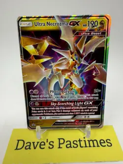 Pokemon TCG Ultra Necrozma GX SM126 Black Star Promo Holo NM P7 - Image 1