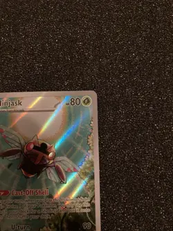 Pokemon TCG Ninjask 137/132 ME01 Mega Evolution Holo Illustration Rare NM - Image 3