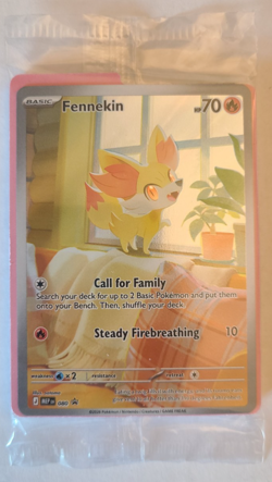 Sealed Fennekin Black Star Promo #80 Chaos Rising Pokemon TCG NM - Image 1