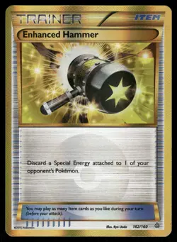 Enhanced Hammer 162/160 Secret Rare Primal Clash Pokemon Holo Lightly Played - Image 1
