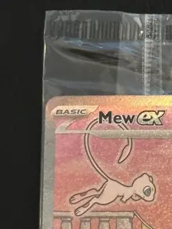 Pokemon Mew ex 053 SV Black Star 151 Promo Full Art Holo Eng 2023 SEALED - Image 4