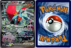 Roaring Moon ex 251/182 Paradox Rift Pokemon TCG Holo NM - Image 3
