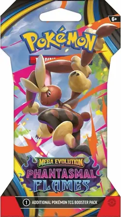 Pokemon Mega Phantasmal Flames Booster Pack - Image 1
