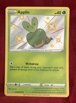 Applin SV012/SV122 Shining Fates: Shiny Vault Holo - Image 2