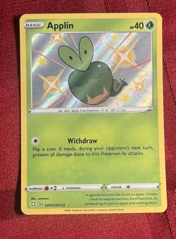 Applin SV012/SV122 Shining Fates: Shiny Vault Holo - Image 3