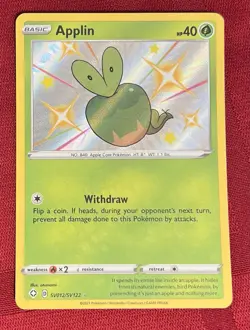 Applin SV012/SV122 Shining Fates: Shiny Vault Holo - Image 5