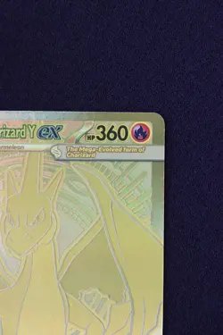 Mega Charizard Y ex 294/217 Gold Mega Hyper Rare Ascended Heroes Pokemon TCG - Image 3