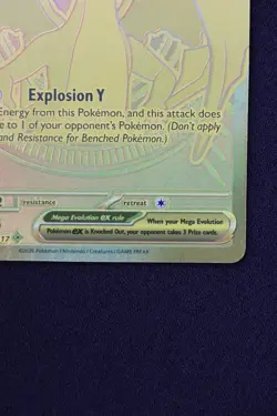 Mega Charizard Y ex 294/217 Gold Mega Hyper Rare Ascended Heroes Pokemon TCG - Image 4
