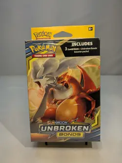 Pokemon Sun & Moon Unbroken Bonds 3 Pack Hanger Box New Factory Sealed - Image 1