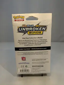 Pokemon Sun & Moon Unbroken Bonds 3 Pack Hanger Box New Factory Sealed - Image 4