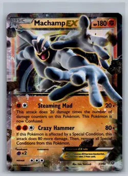 Machamp EX 37/98 Holo EX Rare Ancient Origins Pokemon Lightly Played - Image 1