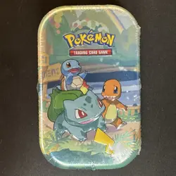 CELEBRATIONS Kanto Starters Mini Tin Factory Sealed Brand New Pokemon TCG - Image 1