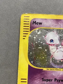 Expedition Mew Holo Foil Rare 19/165 WOTC E-Reader Series Pokemon DM - Image 3