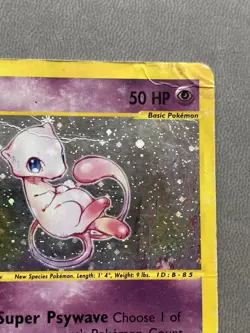 Expedition Mew Holo Foil Rare 19/165 WOTC E-Reader Series Pokemon DM - Image 4