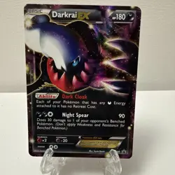 Pokemon Darkrai-EX BW46 Promo Holo Moderately Played - Image 1