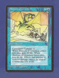 1995 Magic the Gathering - Illusions of Grandeur - Ice Age MTG - Image 1