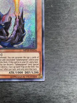 YuGiOh! Salamangreat Foxy MP19 - Error Misprint No Name No Imprint 1st Ed NM - Image 5