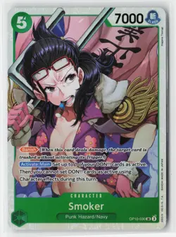Smoker (030) OP10-030 Super Rare Royal Blood One Piece Foil Near Mint - Image 1