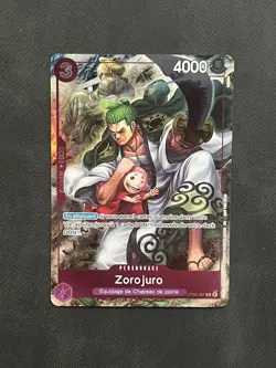 One Piece Zoro-Juurou OP05-067 RARE FRENCH PROMO 1st Anniversary Zorojuro - Image 1