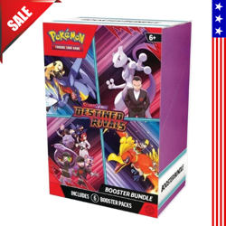 Pokemon Scarlet & Violet Destined Rivals Booster Bundle Box 6 Booster Packs - Image 1