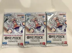One Piece ENGLISH OP-05 Awakening of the New Era Sleeved 3 Packs - Image 1