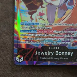 One Piece TCG OP15 -EB04 Jewelry Bonney Leader Alt Art EB04-001 NM - Image 5
