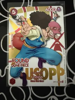 One Piece x Round 1 English Promo - Usopp OP11-003 - In Hand and Ships ASAP!!!! - Image 1