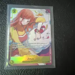 Bandai One Piece Card Game Fest 24-25 Nami Zeus Official Promo - Image 1