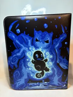 Pokemon Trading Card Binder Holder Case Album Book 50 Sheets 9 Pockets, Zipper - Image 2