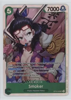 2025 One Piece Card Game: Royal Blood OP10 English SR Smoker #OP10-030 - Image 1